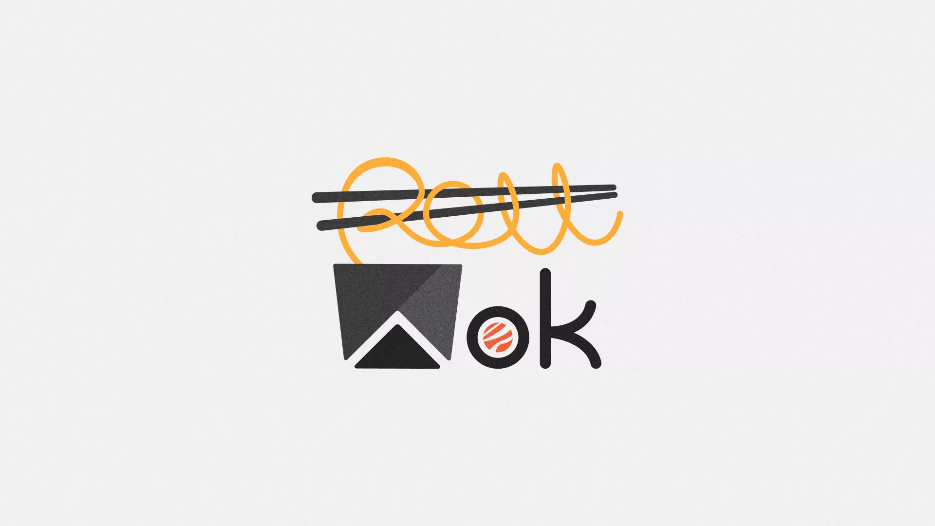 Разработка логотипа в Михайлове для суши-бара «Roll Wok Club» Разработка логотипа в Михайлове для суши-бара «Roll Wok Club»